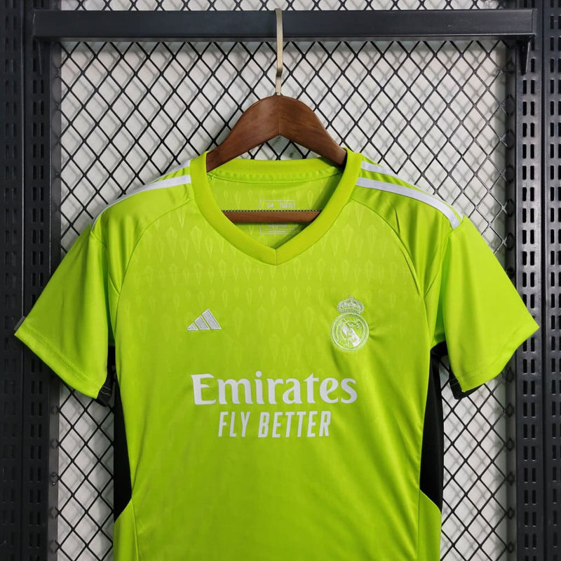 Conjunto Niños Real Madrid Portero Verde 23/24