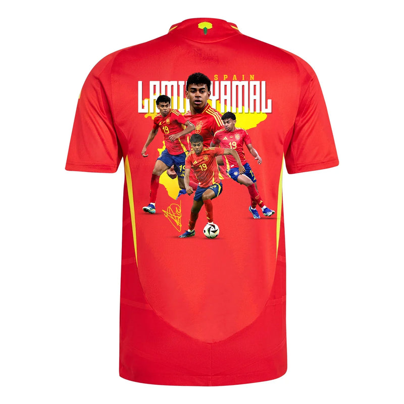 Lamine Yamal 19 España Camiseta Local Diseño Firmado - Hombre