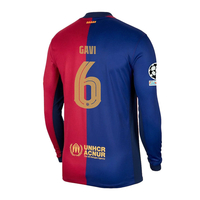 Camiseta FC Barcelona Primera Equipacón Manga Larga 2024/25 - Hombre