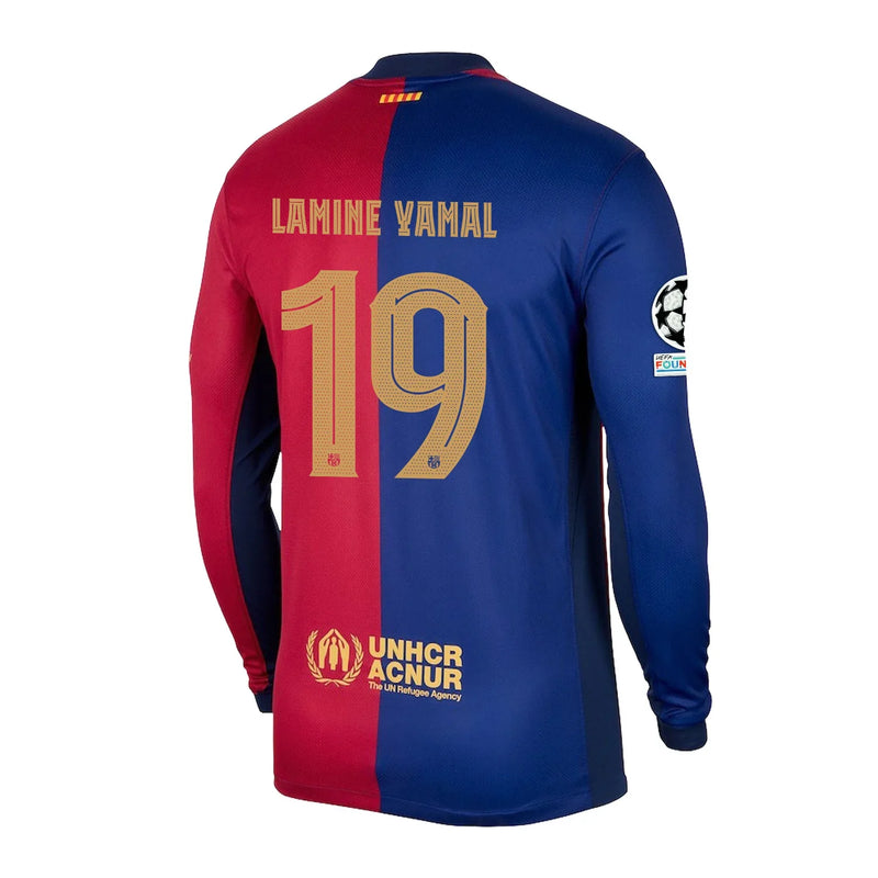 Camiseta FC Barcelona Primera Equipacón Manga Larga 2024/25 - Hombre