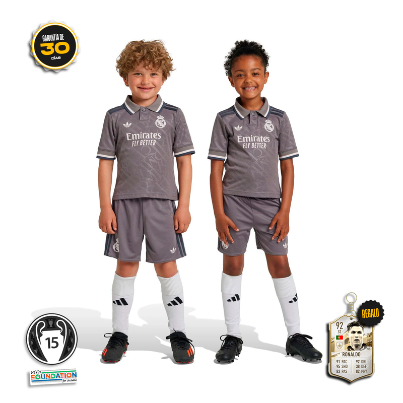 Conjunto-Niños-Real-Madrid-Tercera-Equipación-2024-25-+-5-REGALOS-1