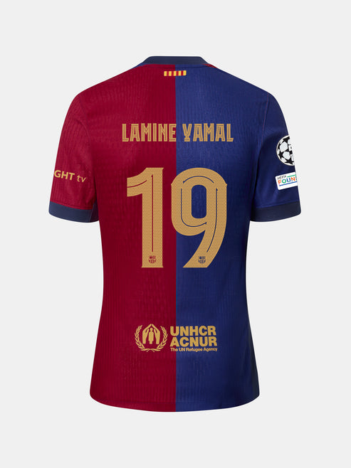 Camiseta FC Barcelona LAMINE YAMAL Hombre Primera Equipación 24/25