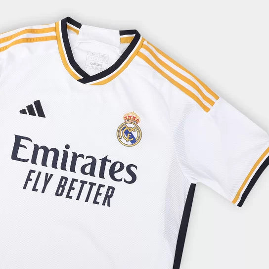 Camiseta Real Madrid Primera Equipación Blanca CHAMPIONS 15 23/24 + 5 REGALOS 🎁