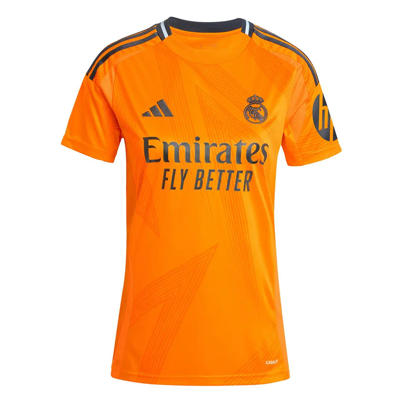 Camiseta Real Madrid Femenina Segunda Equipación Naranja