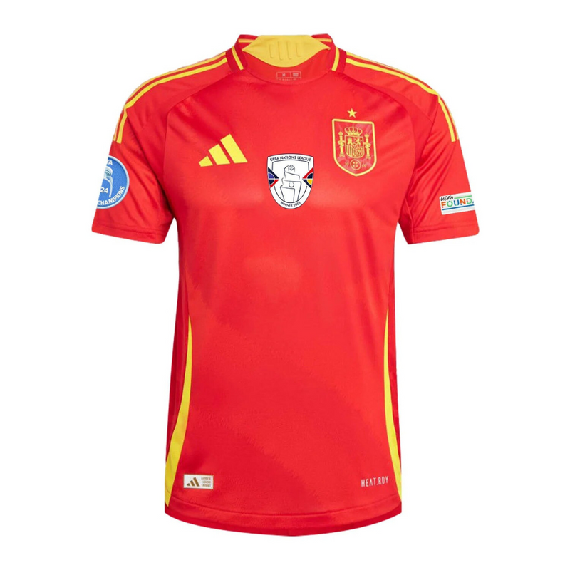 Camiseta Local España Fútbol Parche Campeones Euro 2024 - Hombre