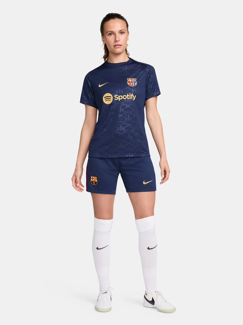 Camiseta-FC-Barcelona-2024-25-Pré-Partido-Mujer-3