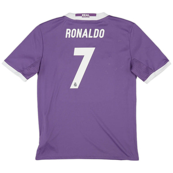 Camiseta Ronaldo #7 Real Madrid Retro Away 2016/17 + 5 REGALOS 🎁