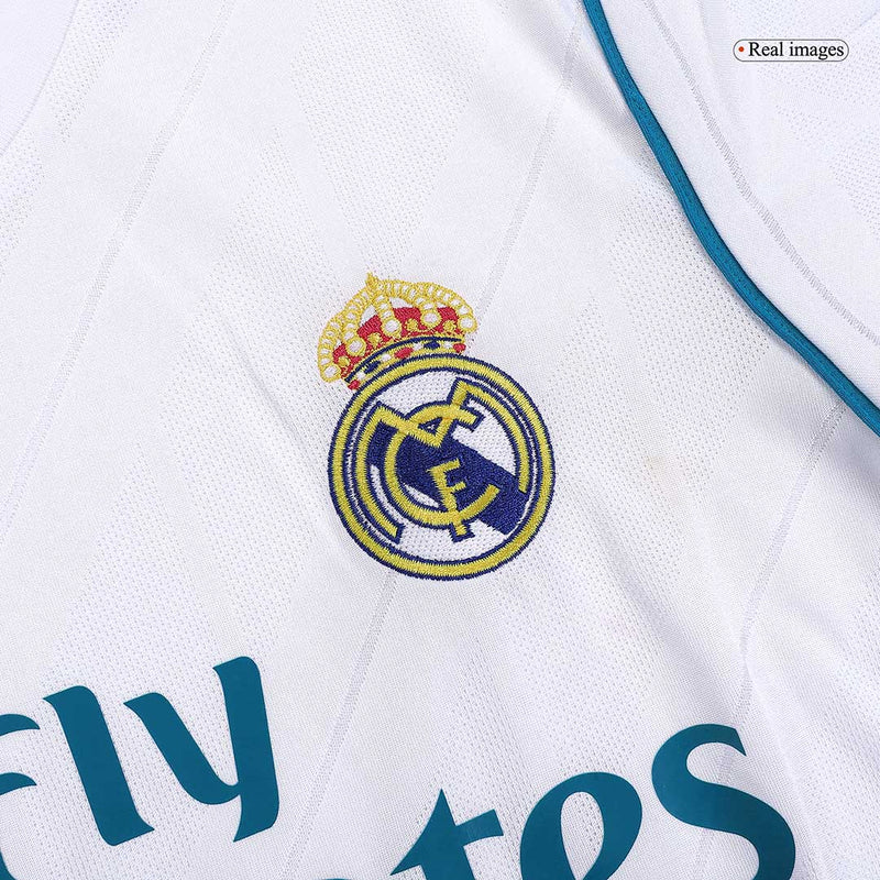 Camiseta Real Madrid Retro Home 2017/18 + 5 REGALOS 🎁