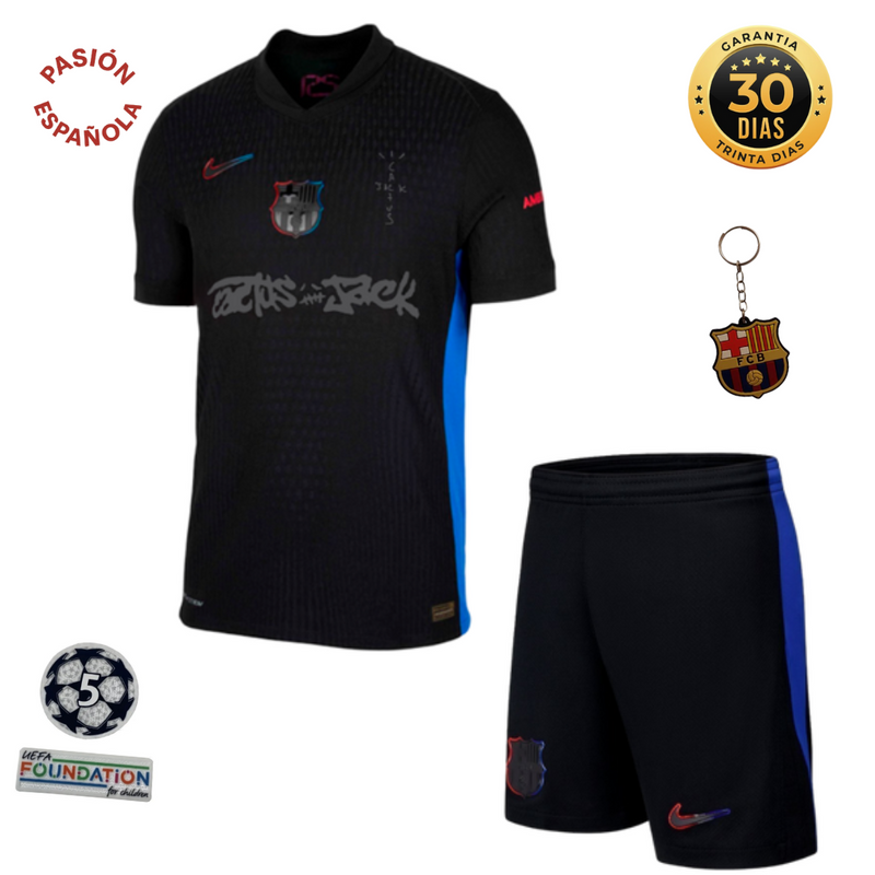 Conjunto-Infantil-FC-Barcelona-II-24-25-Edición-Especial-Travis-Scott-1