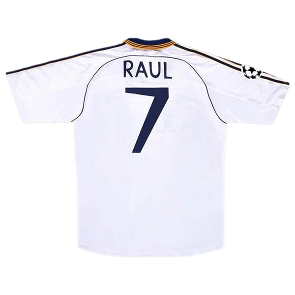 Camiseta Real Madrid RAUL #7 Retro Home 1998/00 + 5 REGALOS 🎁