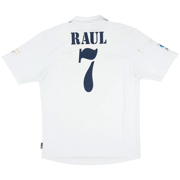 Camiseta RAUL #7 Real Madrid Retro Centenary Home 2002/03 + 5 REGALOS 🎁