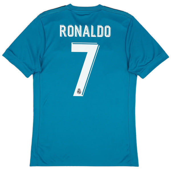 Camiseta RONALDO #7 Real Madrid Retro Tercera 2017/18 + 🎁 Regalos
