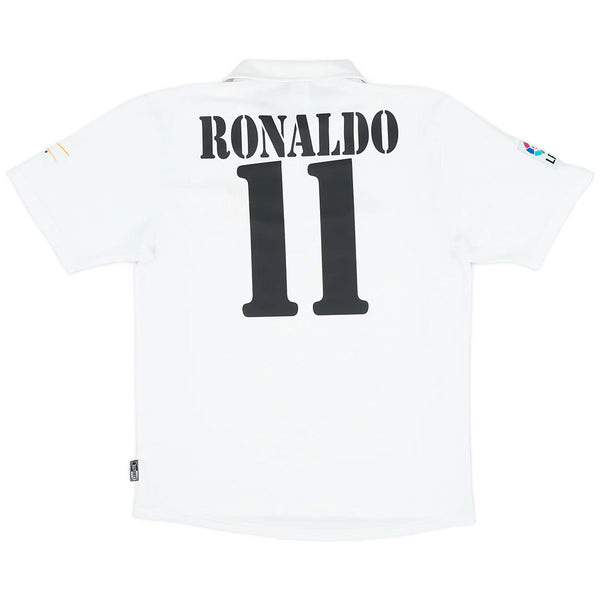 Camiseta RONALDO #11 Real Madrid Retro Centenario Home 2002/03 + 5 REGALOS 🎁