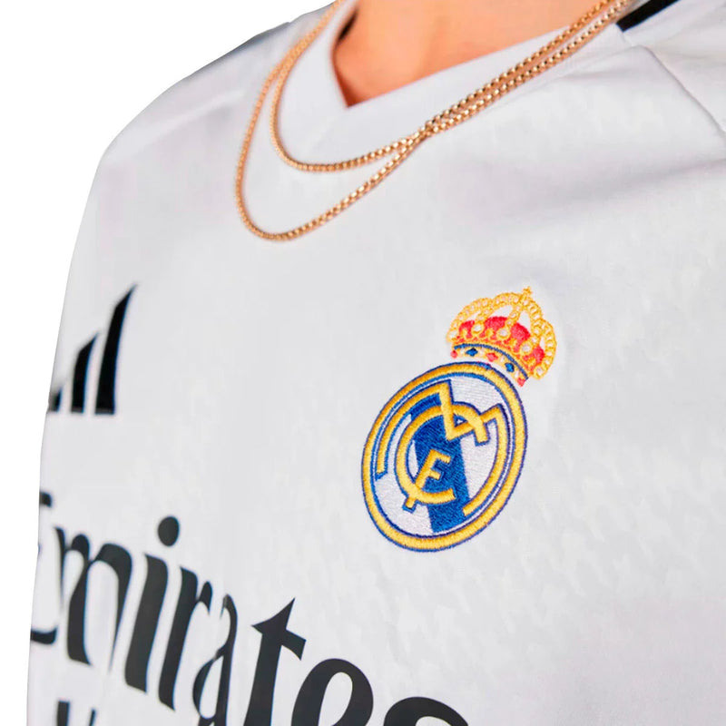 Camiseta Real Madrid Primera Equipación Blanca 24/25 MANGA LARGA + 5 REGALOS 🎁