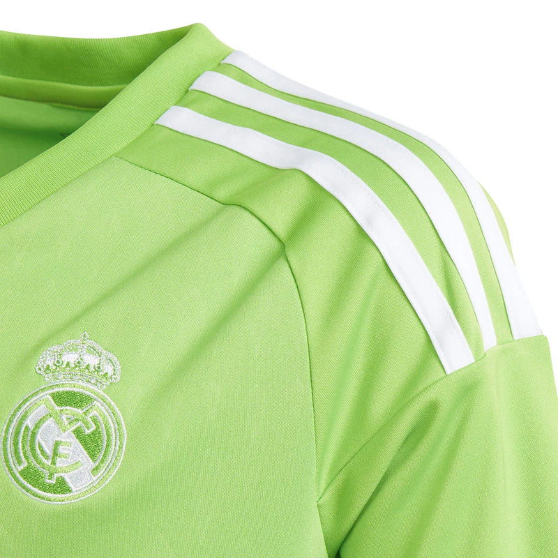 Conjunto Niños Real Madrid Portero Verde Neón 23/24