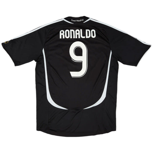 Camiseta Ronaldo #9 Real Madrid Retro Away 2006/07 + 5 REGALOS 🎁