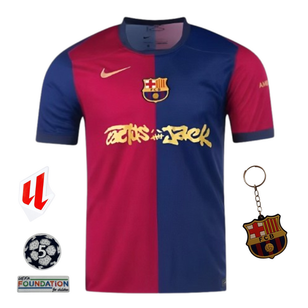 CAMISETA BARCELONA X TRAVIS SCOTT 2025 – HOMBRE - LANZAMIENTO - (VERSIÓN JUGADOR)