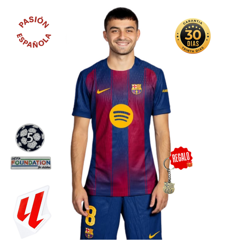 CAMISETA FC BARCELONA I 25/26 HOMBRE - LANZAMIENTO - (VERSIÓN JUGADOR)