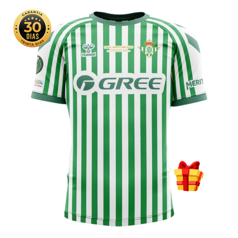 CAMISETA FINAL UEFA CONFERENCE REAL BETIS  + REGALOS