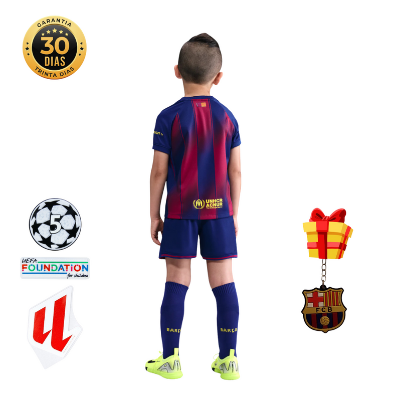 Conjunto Infantil Barcelona I 25/26 – Lanzamiento