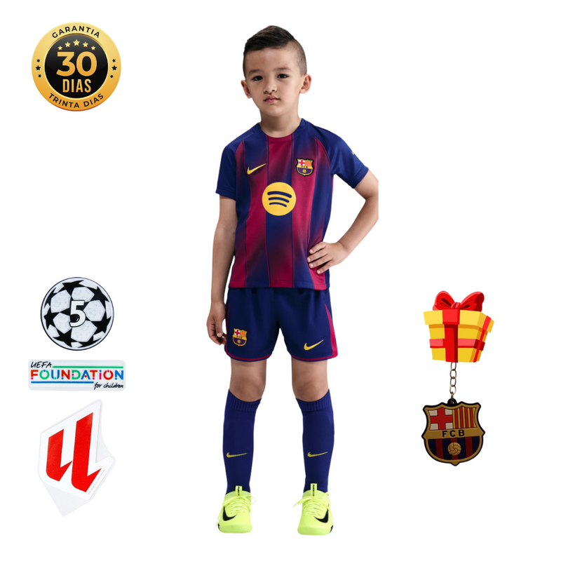 Conjunto Infantil Barcelona I 25/26 – Lanzamiento